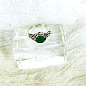 Green Onyx ring size 8.5